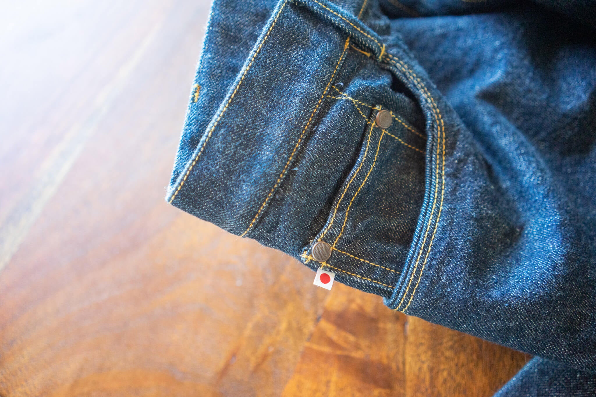 selvedge denim made by Kuroki in Japan