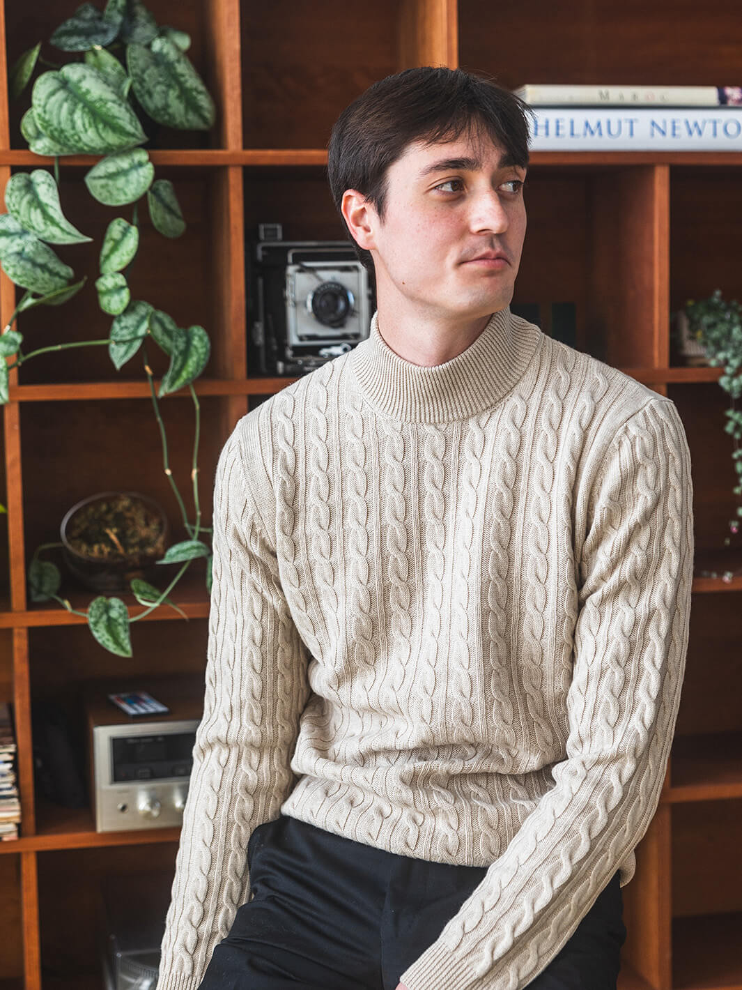 Cream Cable Knit Merino Sweater – Anatoly & Sons
