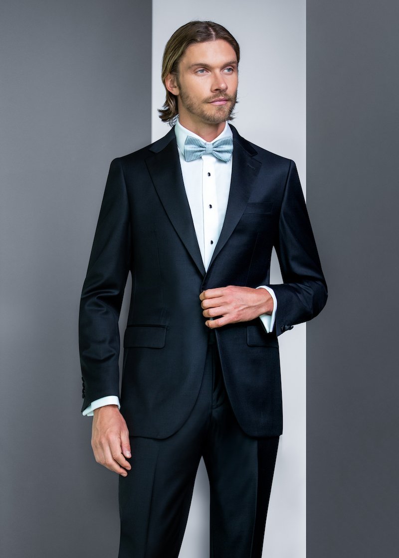 Privé Black Notch Lapel Tuxedo