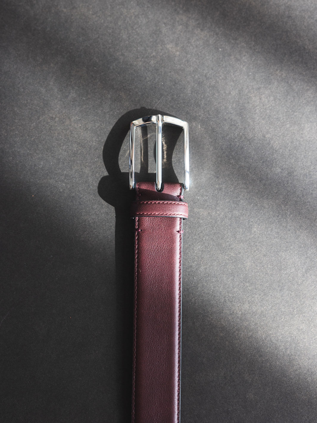 Oxblood Calfskin Leather Belt – Anatoly & Sons