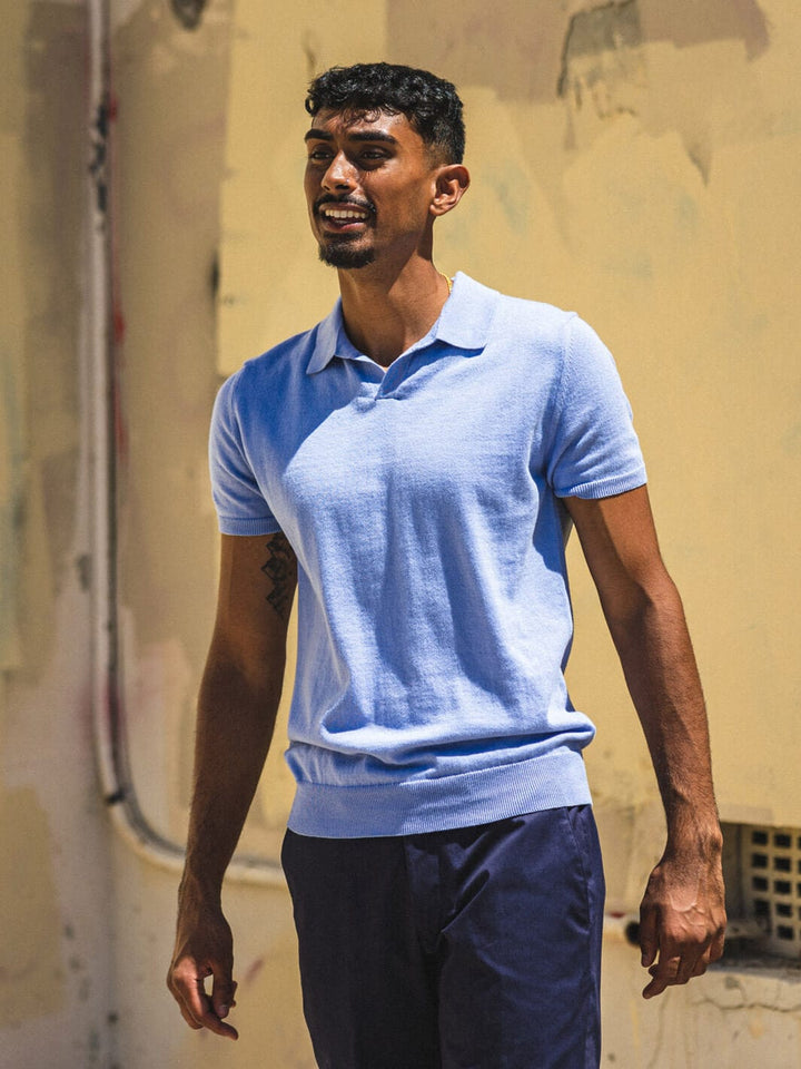 Anatoly's Polos Light Blue Short Sleeve Polo