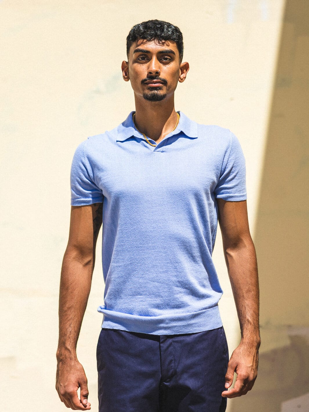 Anatoly's Polos Light Blue Short Sleeve Polo