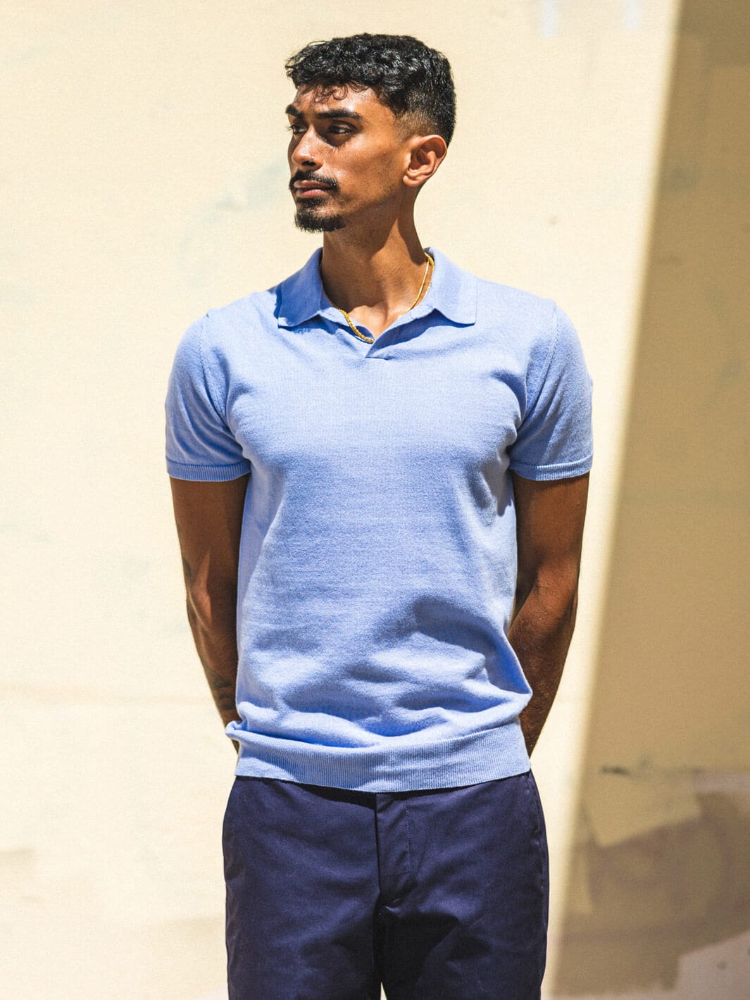 Anatoly's Polos Light Blue Short Sleeve Polo