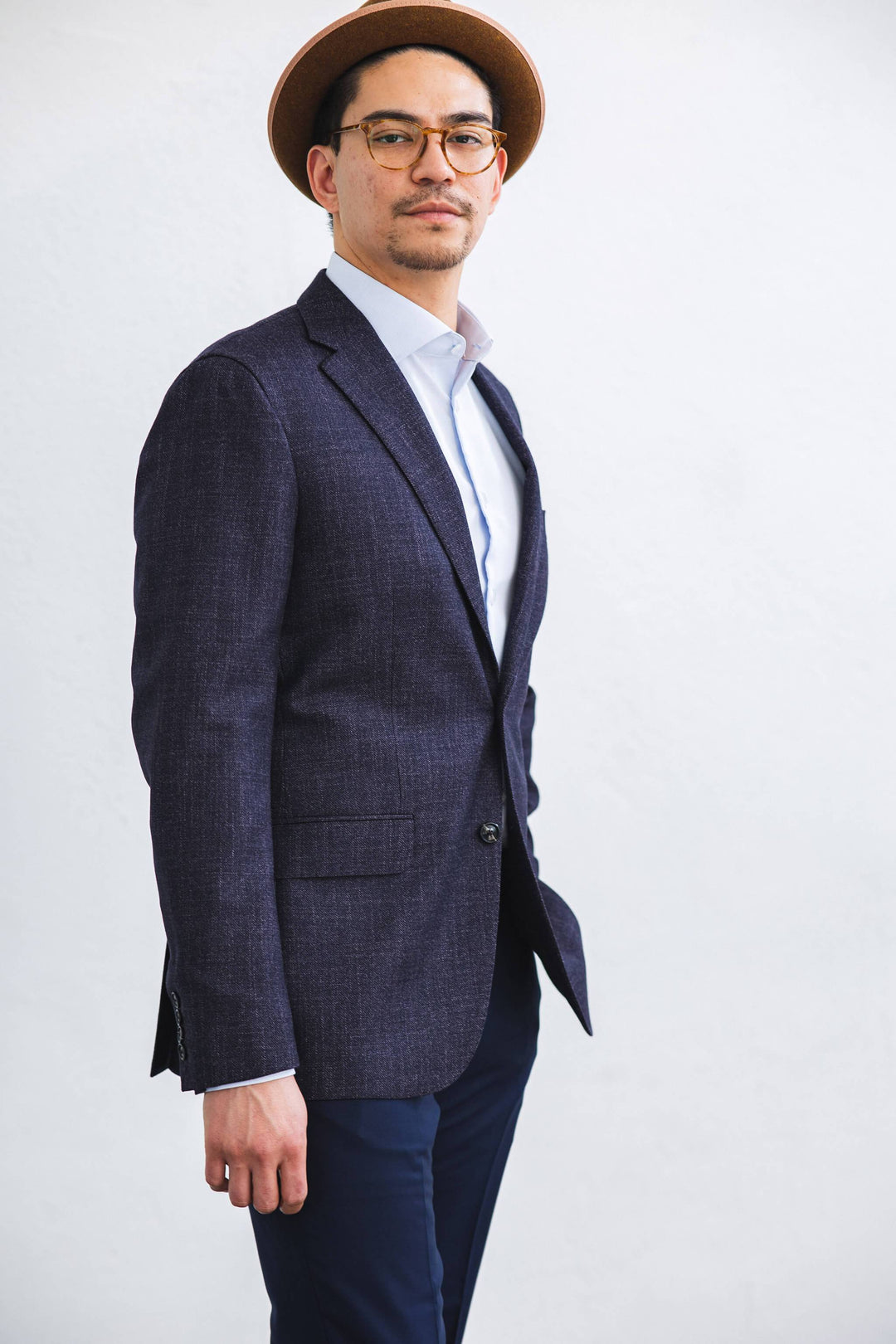 Anatoly & Sons Sport Coats Aubergine Loro Piana Jacket