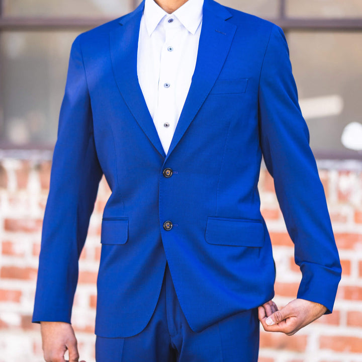 Anatoly & Sons Suits Blue Loro Piana Travel Suit