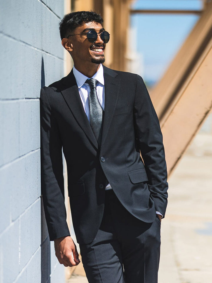 Anatoly & Sons Suits Zignone Black Suit