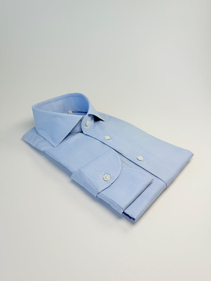 Cotton Oxford Dress Shirt - Light Blue