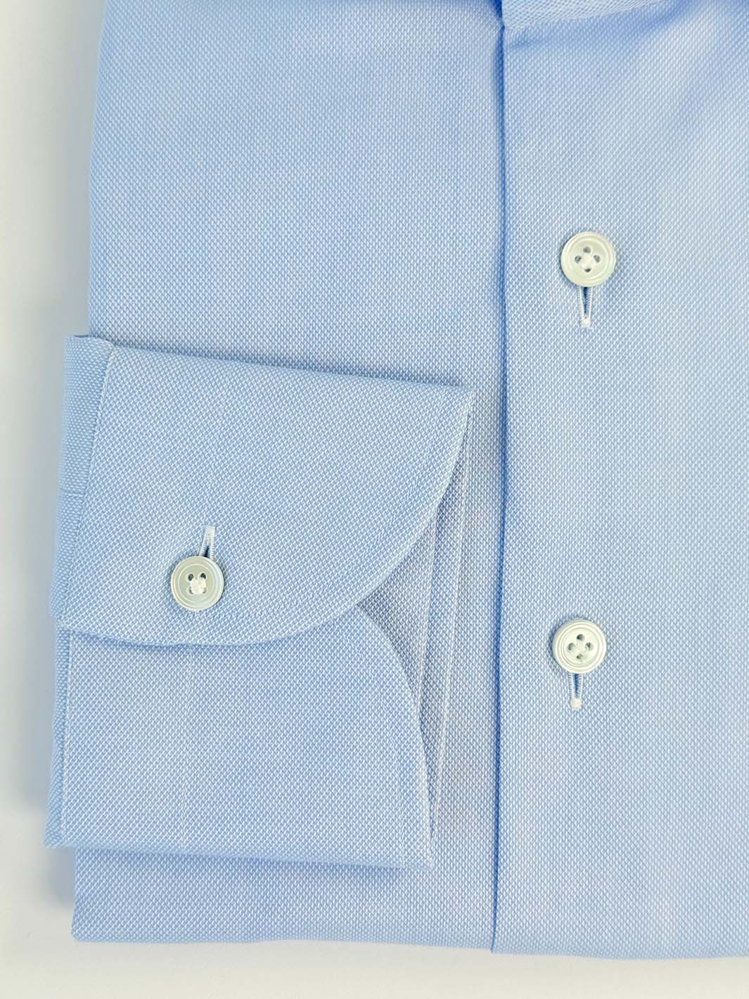 Cotton Oxford Dress Shirt - Light Blue