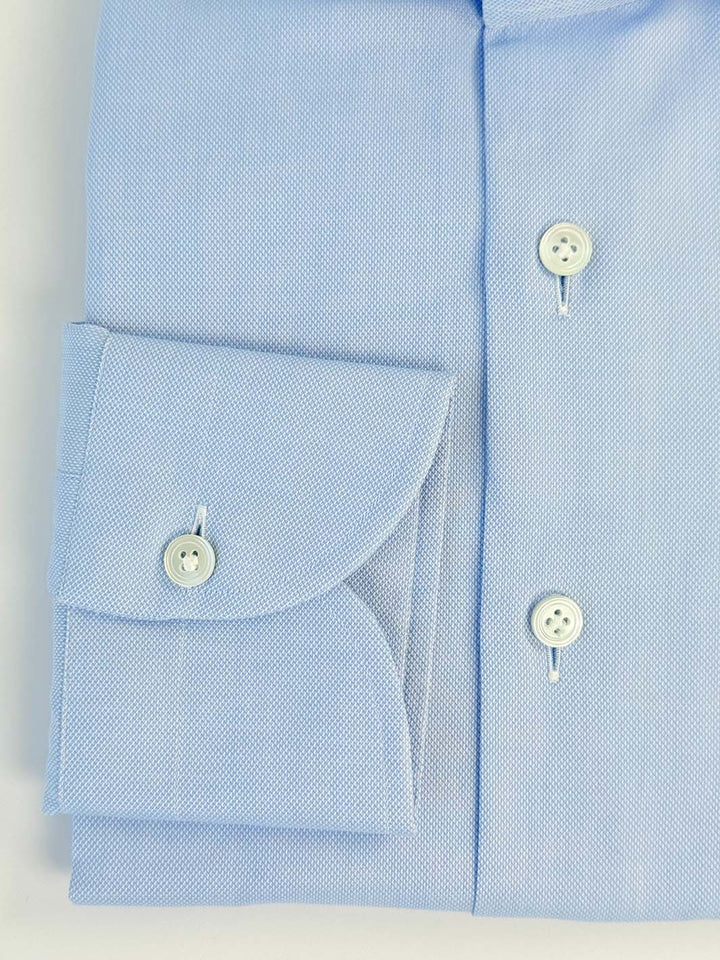 Cotton Oxford Dress Shirt - Light Blue