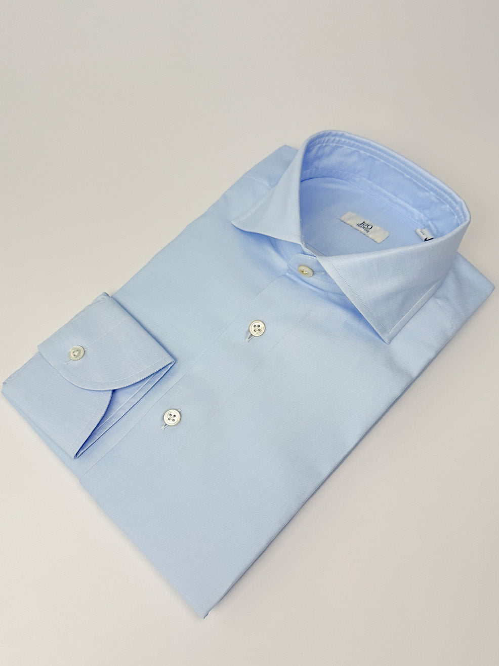 Cotton Twill Dress Shirt - Sky Blue