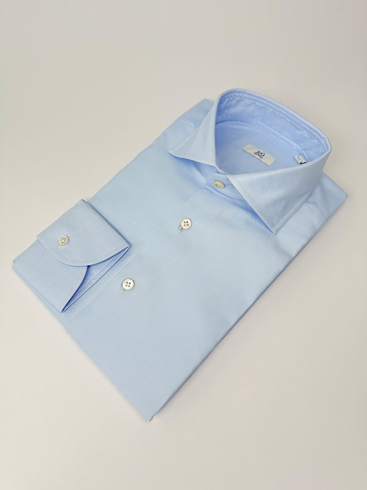 Cotton Twill Dress Shirt - Sky Blue