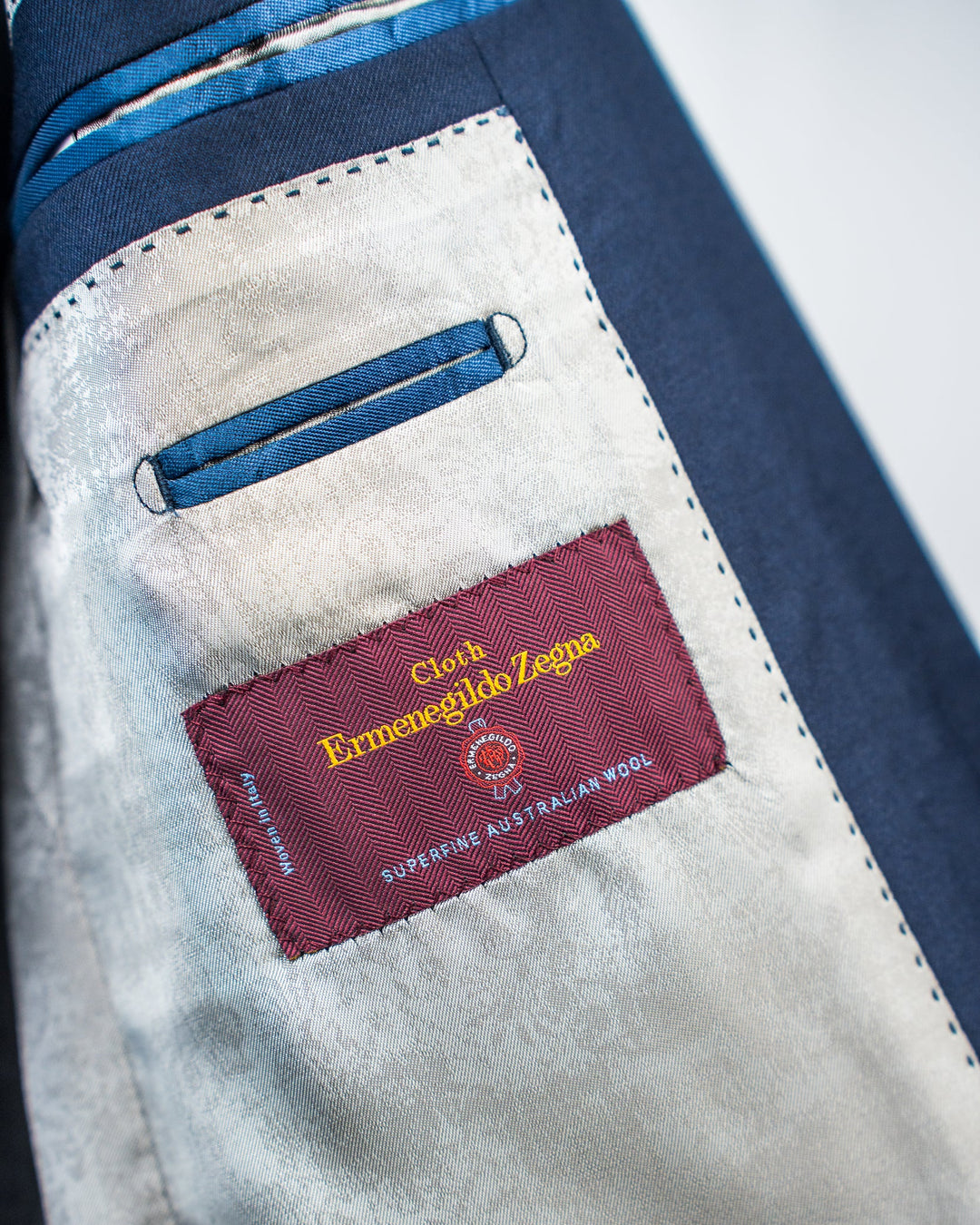 American Blue Twill Zegna Suit