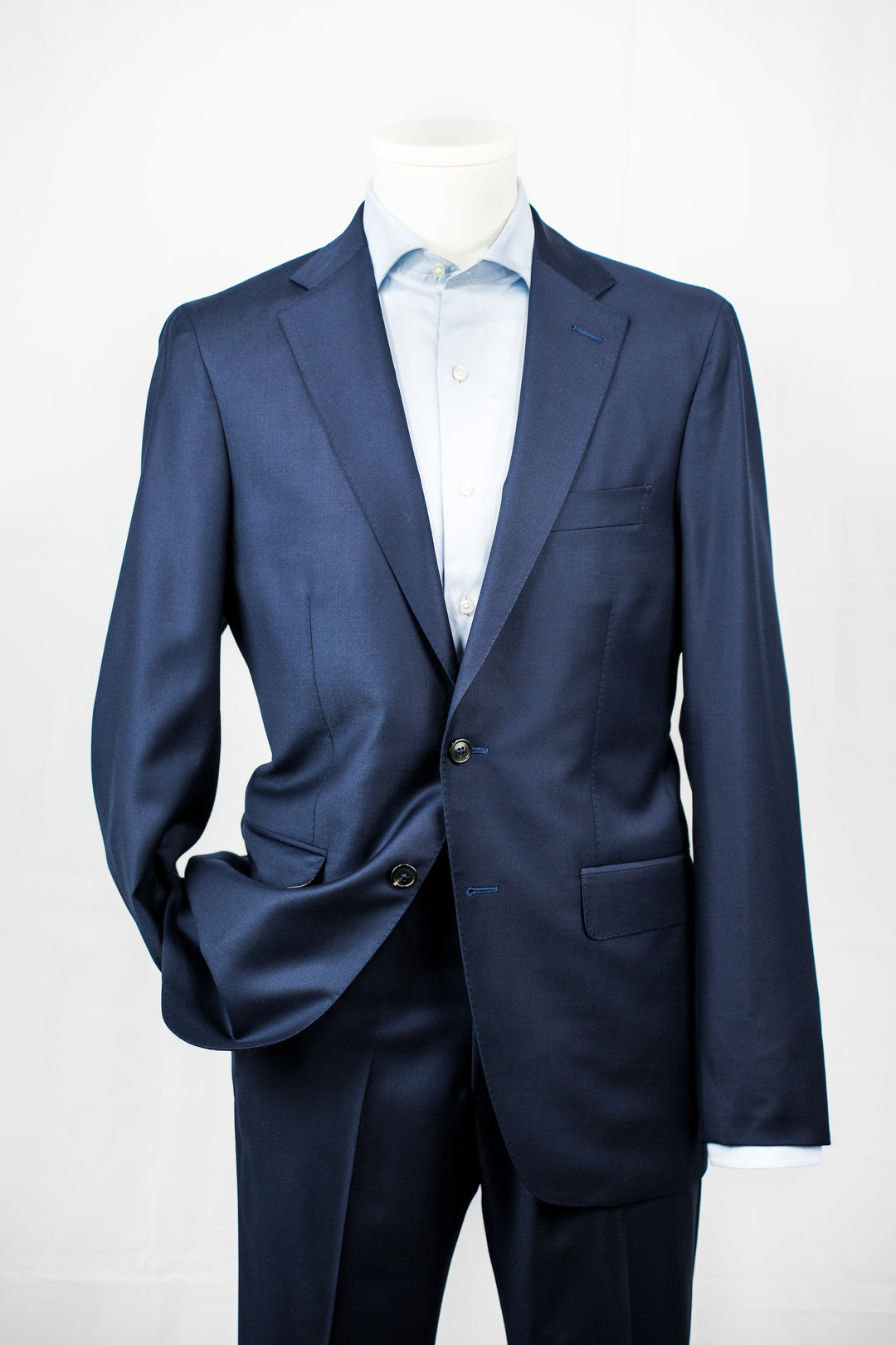 American Blue Twill Zegna Suit
