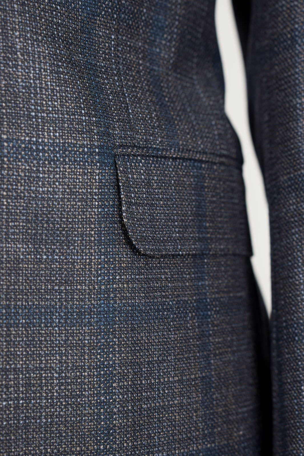 Aubergine Plaid Wool Silk Sport Coat