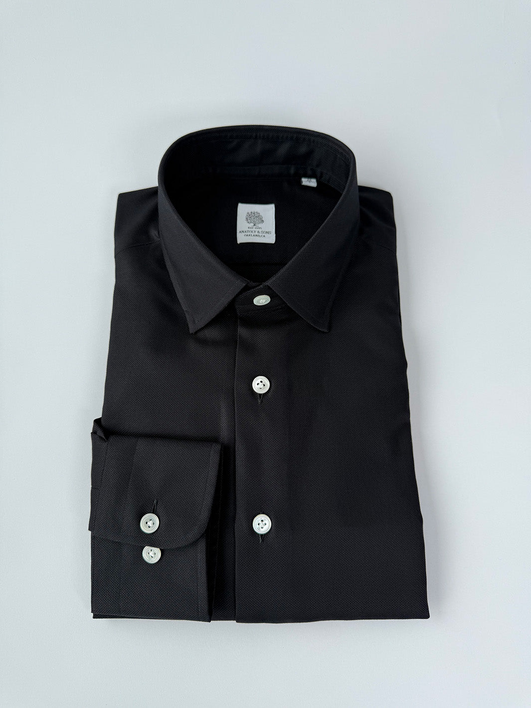 Black Pinpoint Oxford Dress Shirt 17.75 US (45 EU) Black Pinpoint Oxford Dress Shirt 17.75 US (45 EU)