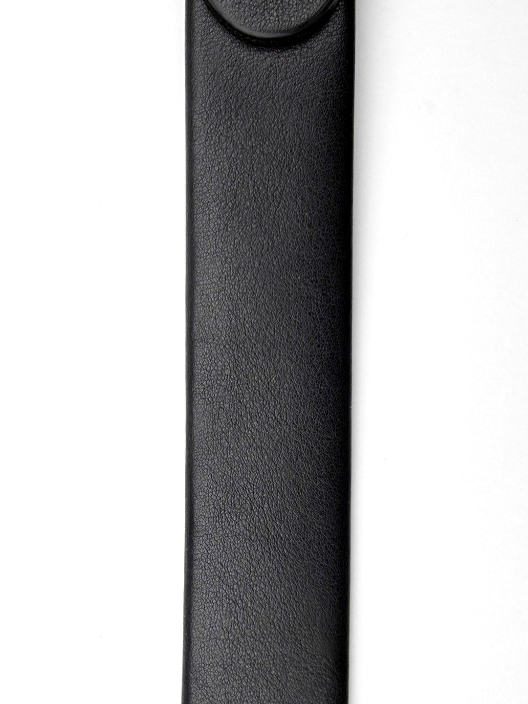 Soft Calfskin Leather Belt - Black