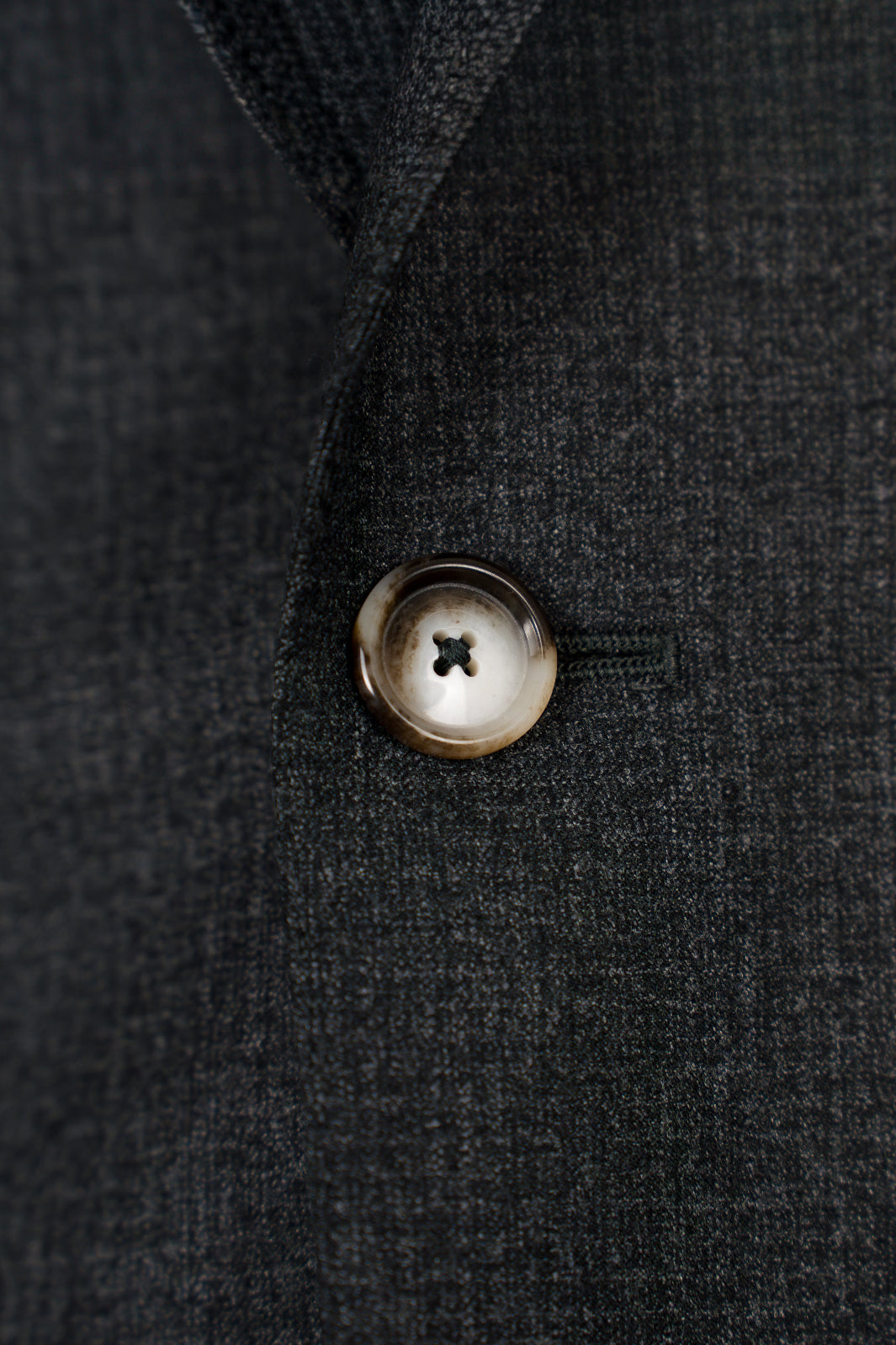Charcoal Grey Wool Checkered Scabal Sport Coat