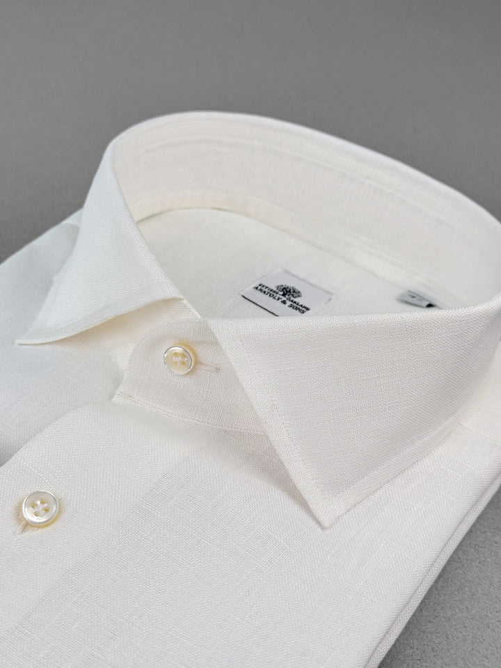 Linen Dress Shirt - White