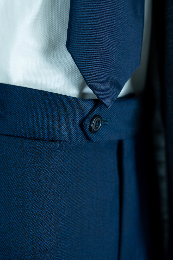 Navy Blue Cavalry Twill Drago Trousers