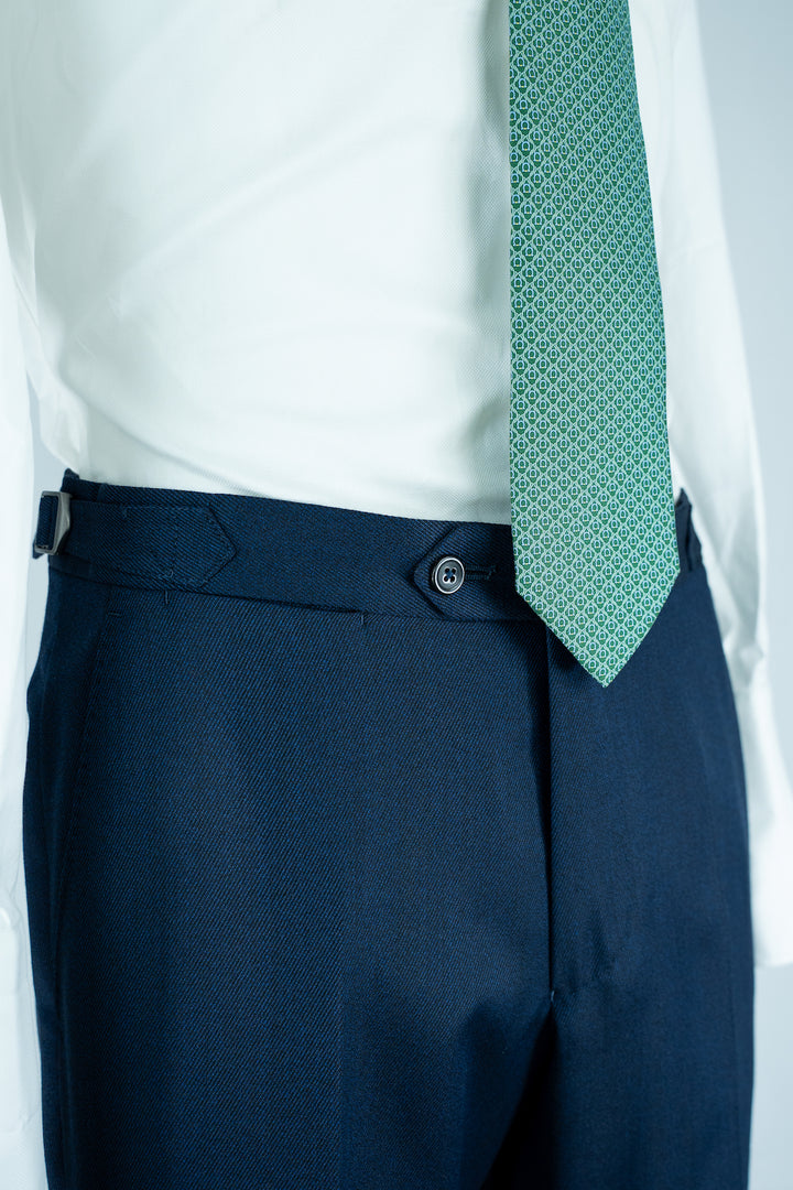 Navy Blue Cavalry Twill Drago Trousers