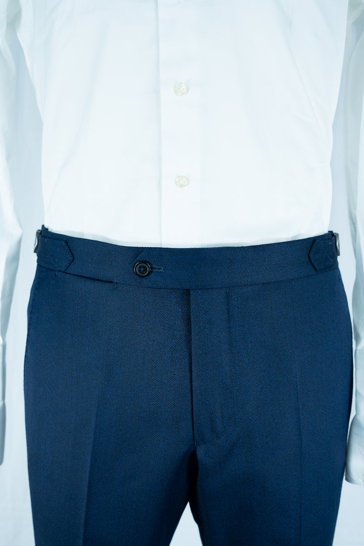 Navy Blue Cavalry Twill Drago Trousers