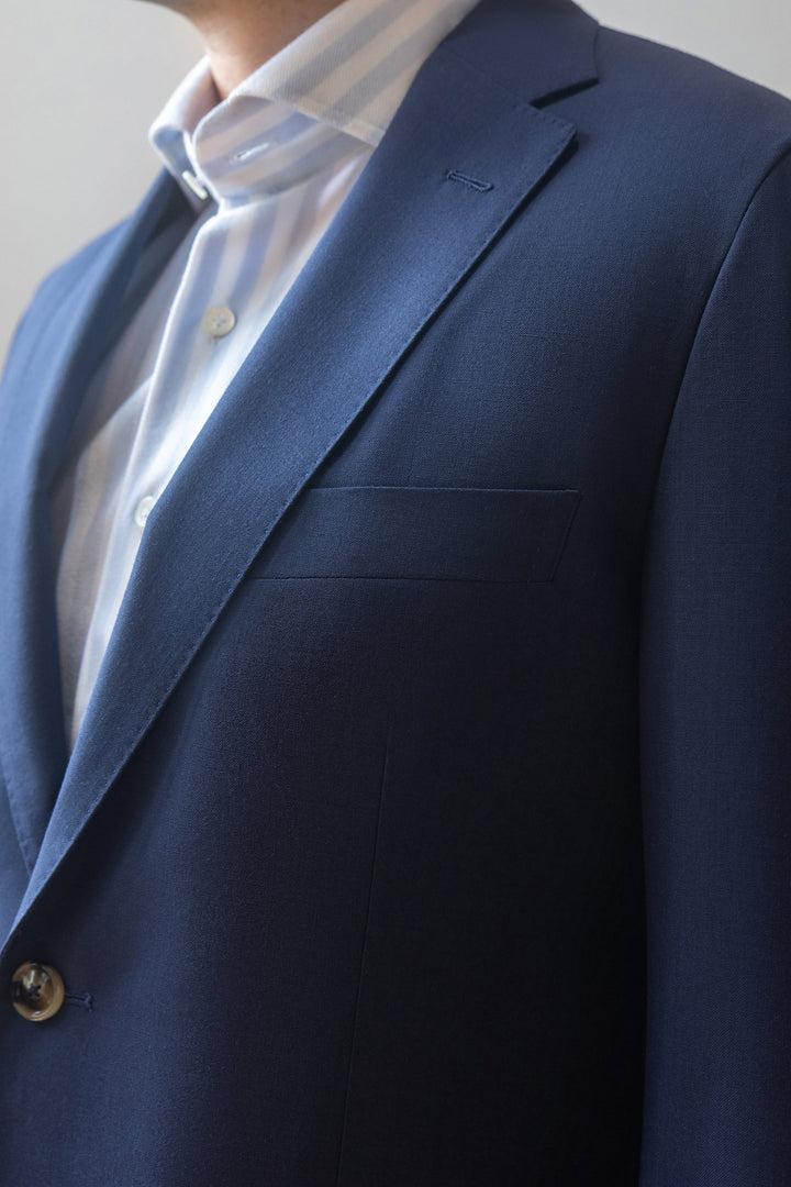 Navy Blue Wool Holland & Sherry Sport Coat