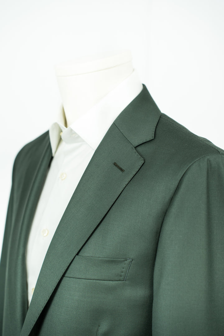 Olive Green Twill Zegna Suit