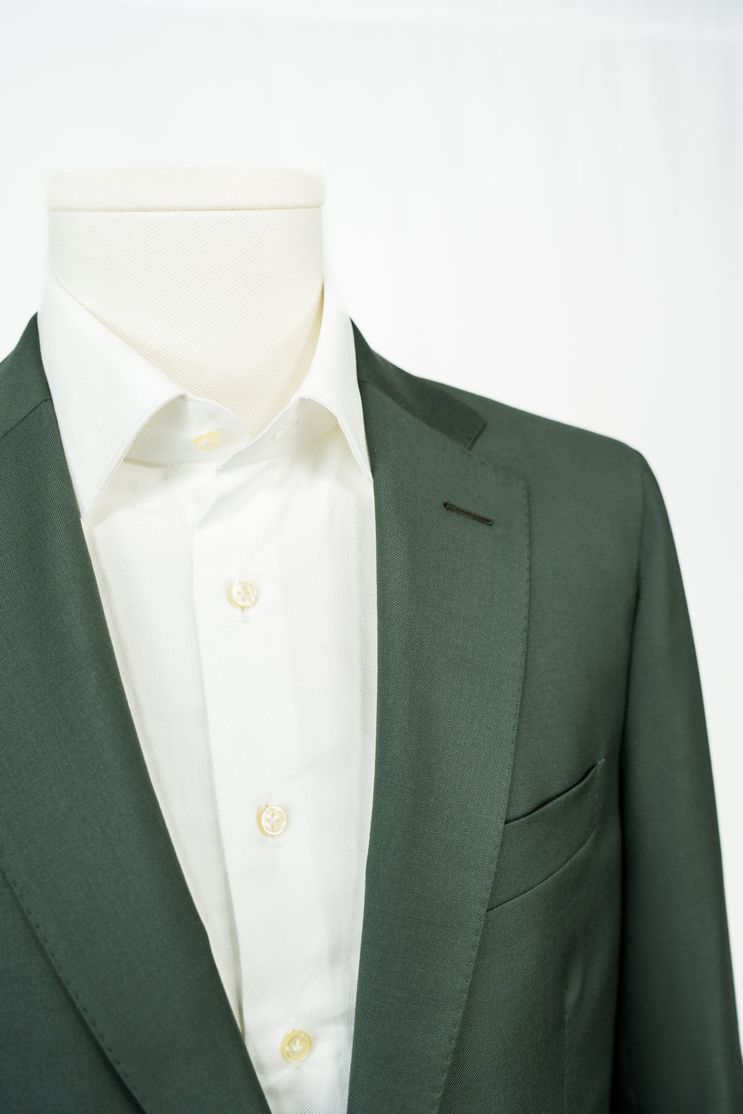 Olive Green Twill Zegna Suit