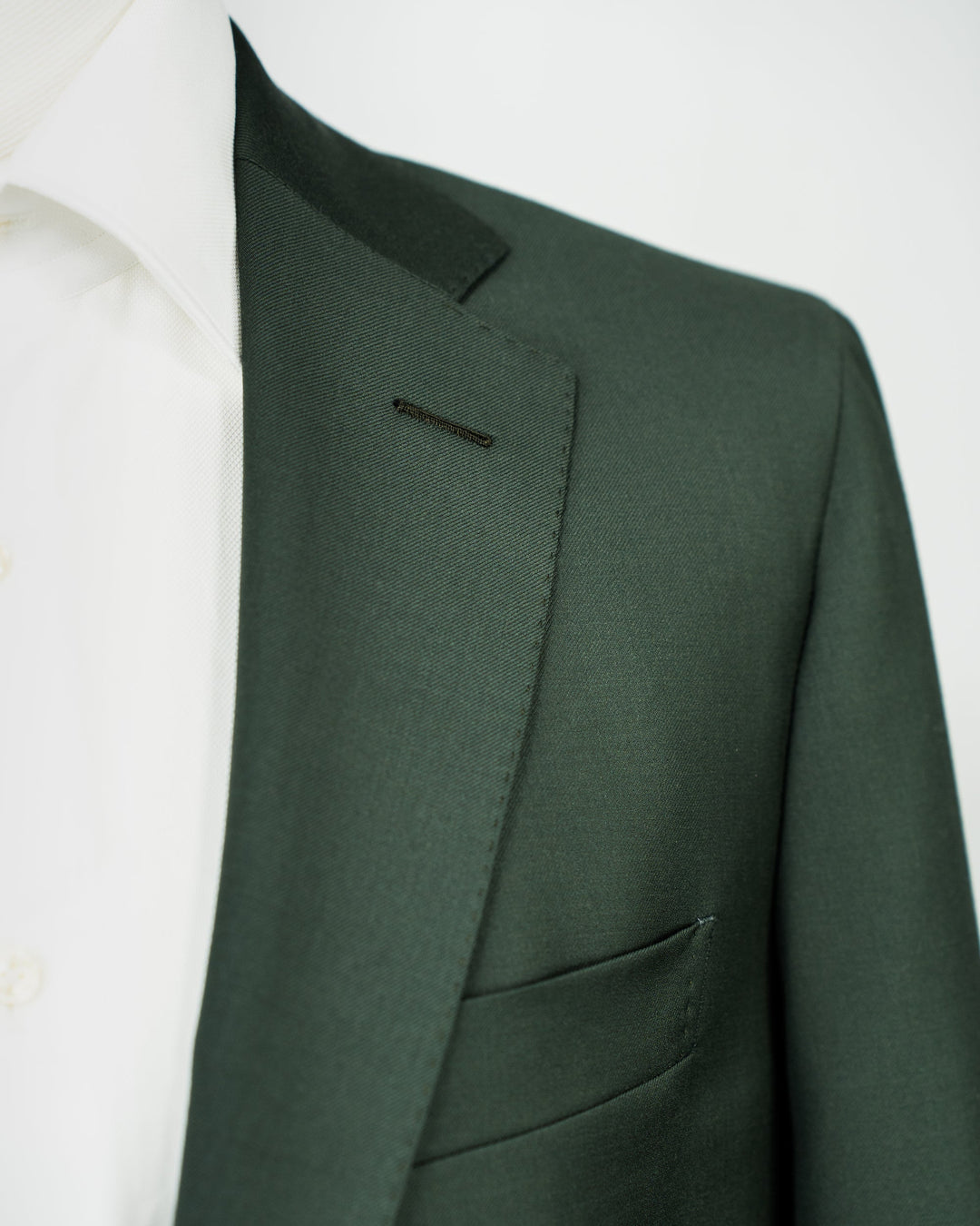 Olive Green Twill Zegna Suit