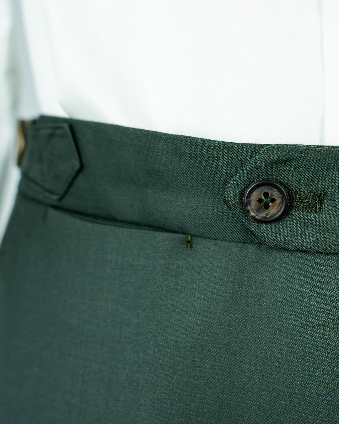 Olive Green Twill Zegna Suit