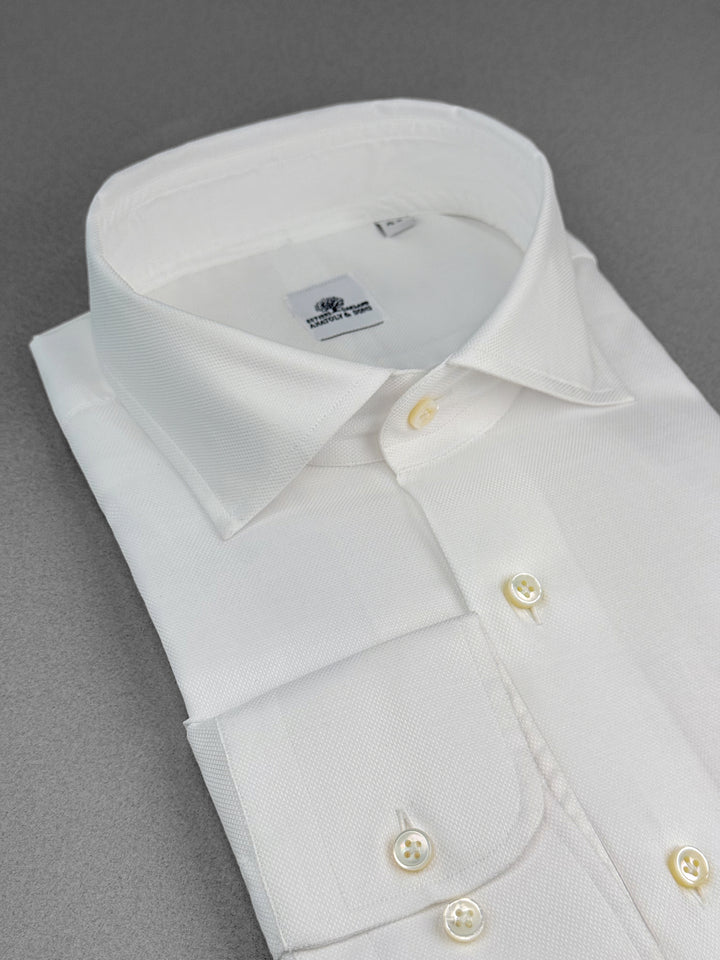 Royal Oxford Cotton Dress Shirt - White