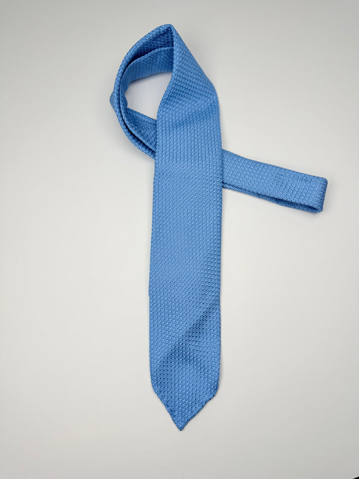 Silk Grenadine Tie - Powder Blue