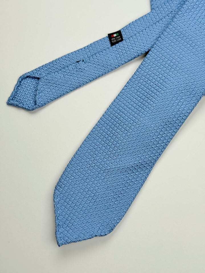 Silk Grenadine Tie - Powder Blue
