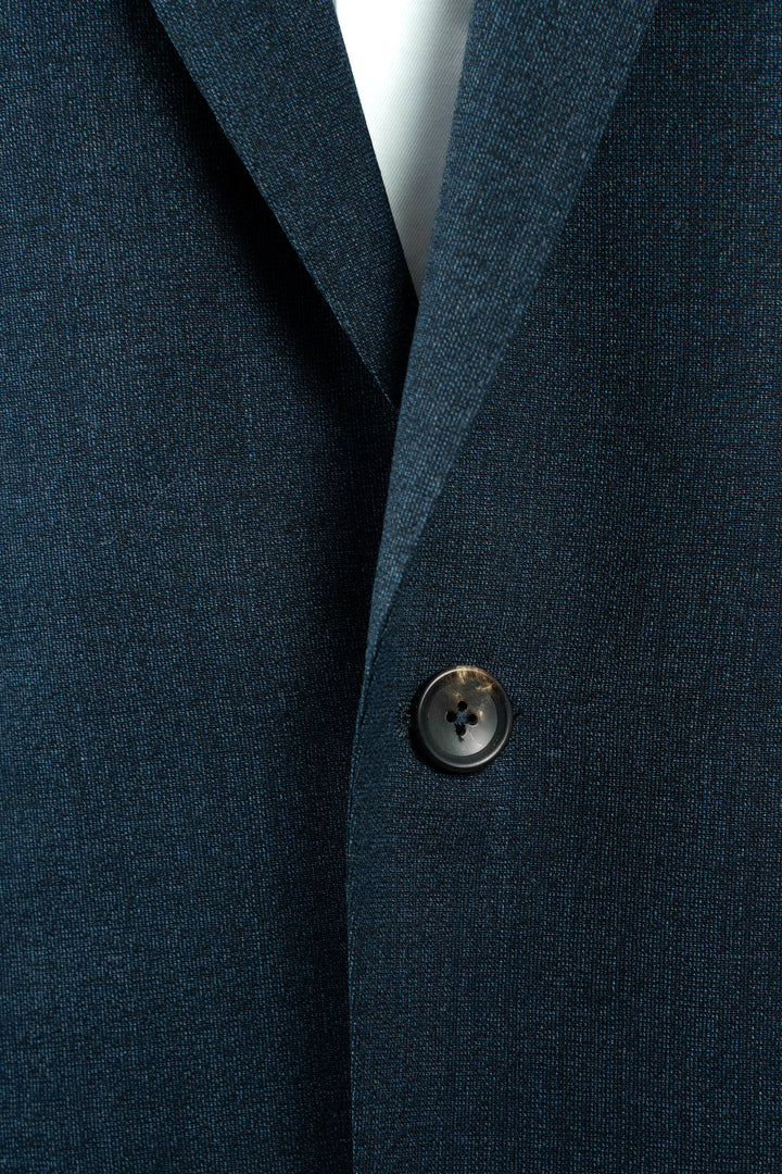 Slate Blue High Twist Wool Suit