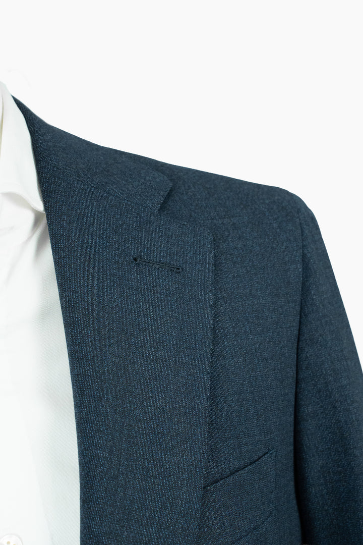 Slate Blue High Twist Wool Suit