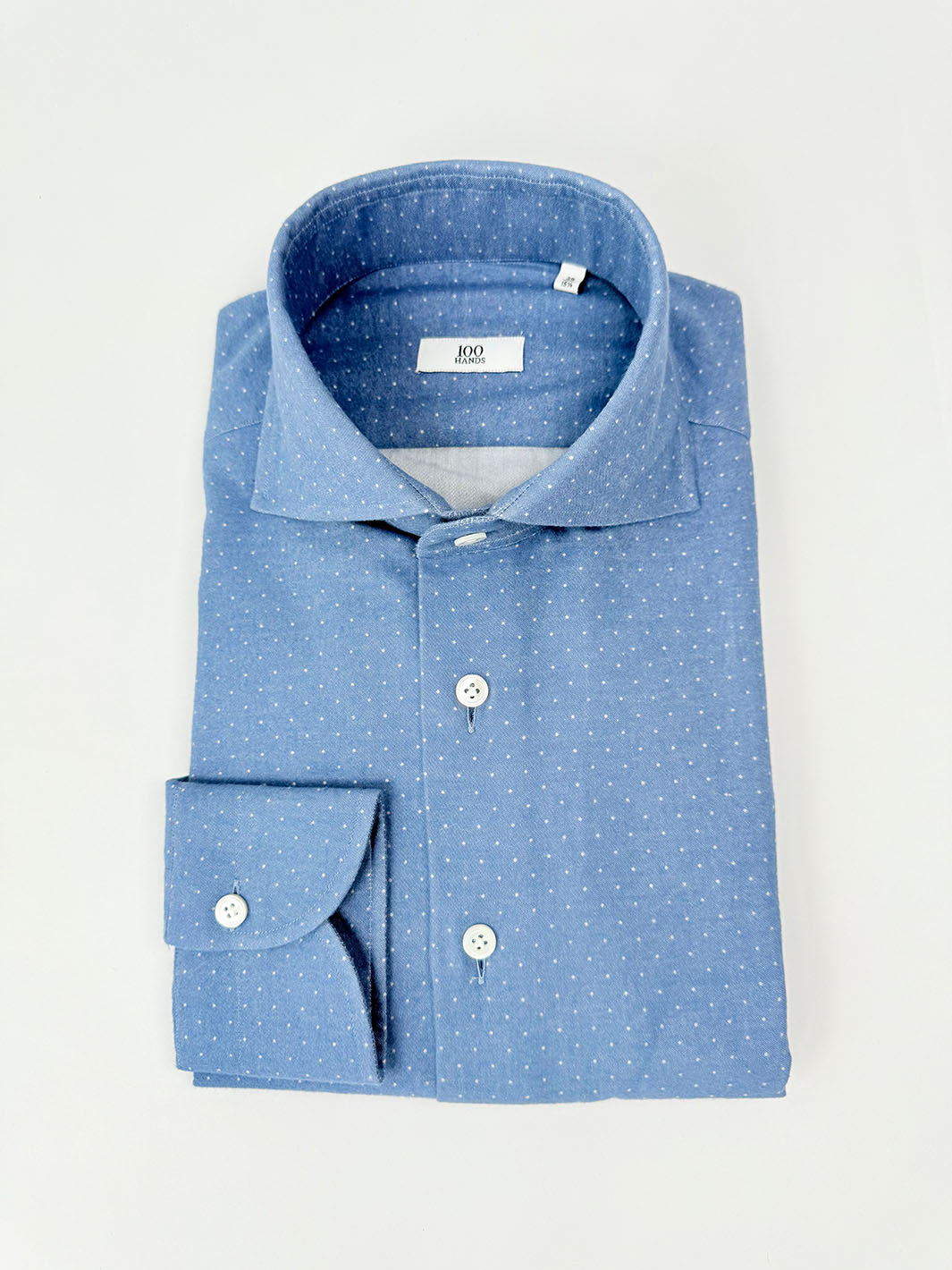 pin dot dress shirt Duchamp London Men's Pin Dot Dress Shirt