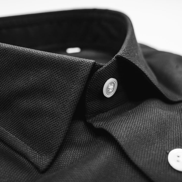 Pinpoint Oxford Dress Shirt - Black