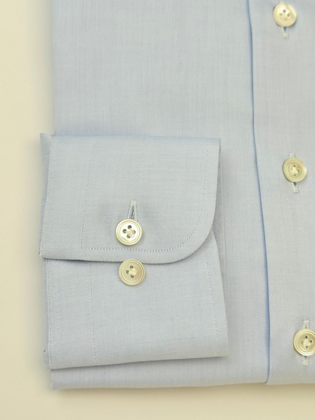 Cotton Oxford Dress Shirt - Sky Blue