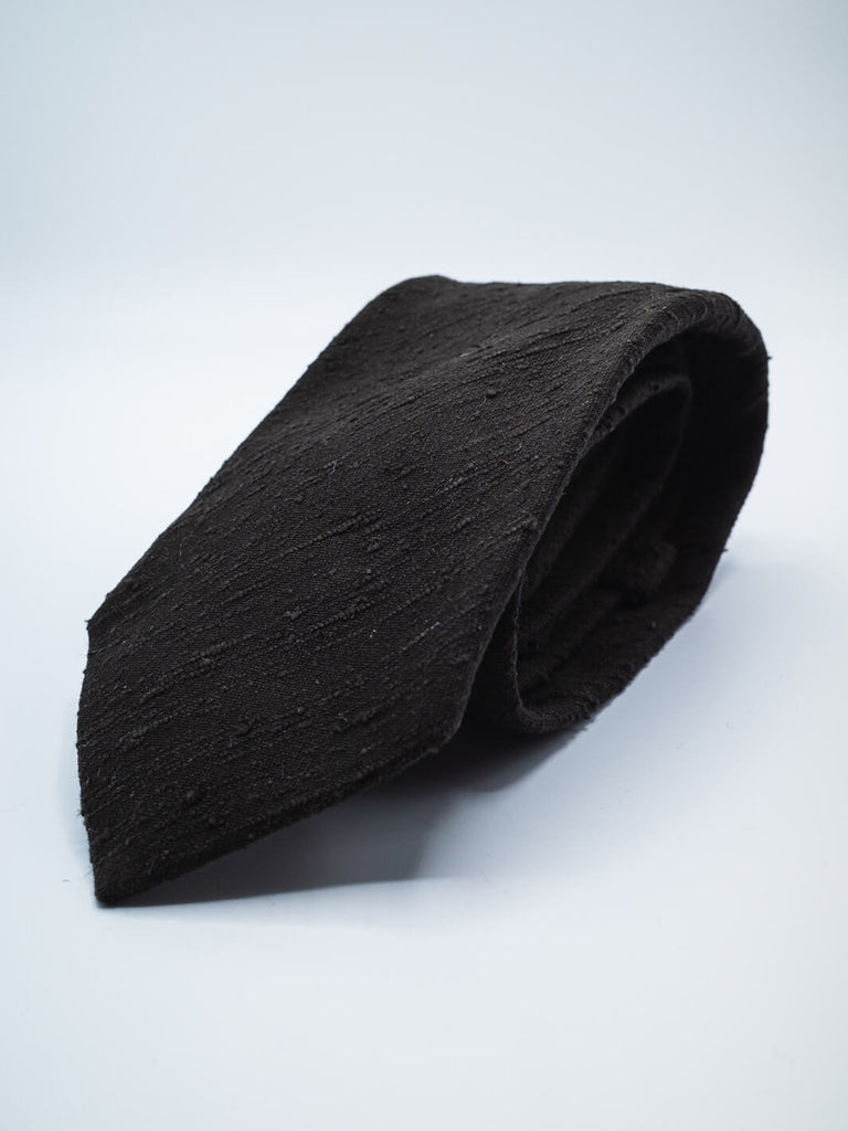 Black Silk Shantung Tie – Anatoly & Sons