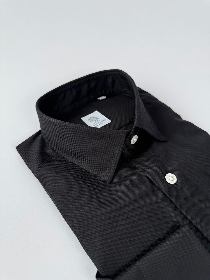 Pinpoint Oxford Dress Shirt - Black