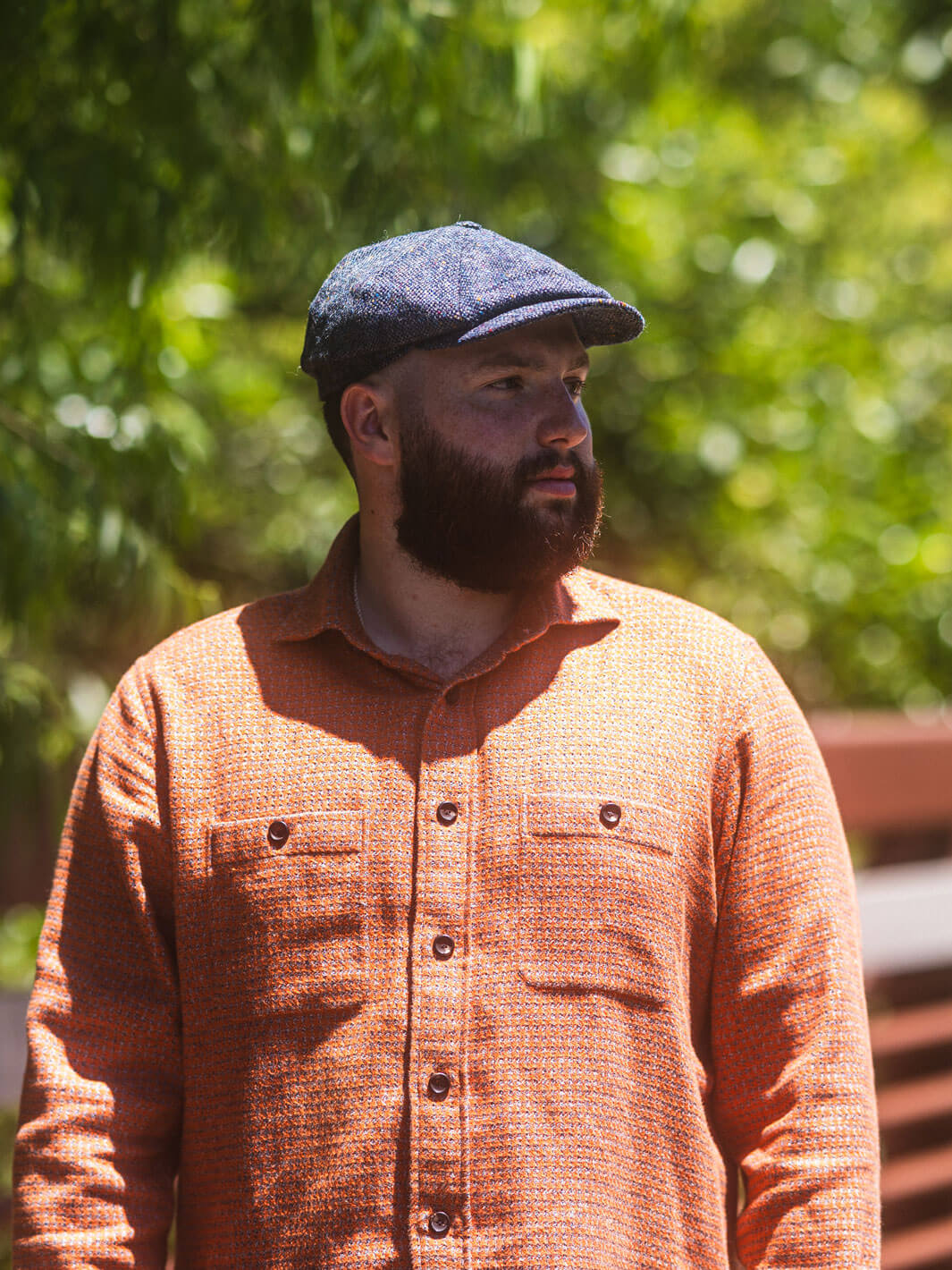 Blue Donegal Tweed Newsboy Cap – Anatoly & Sons