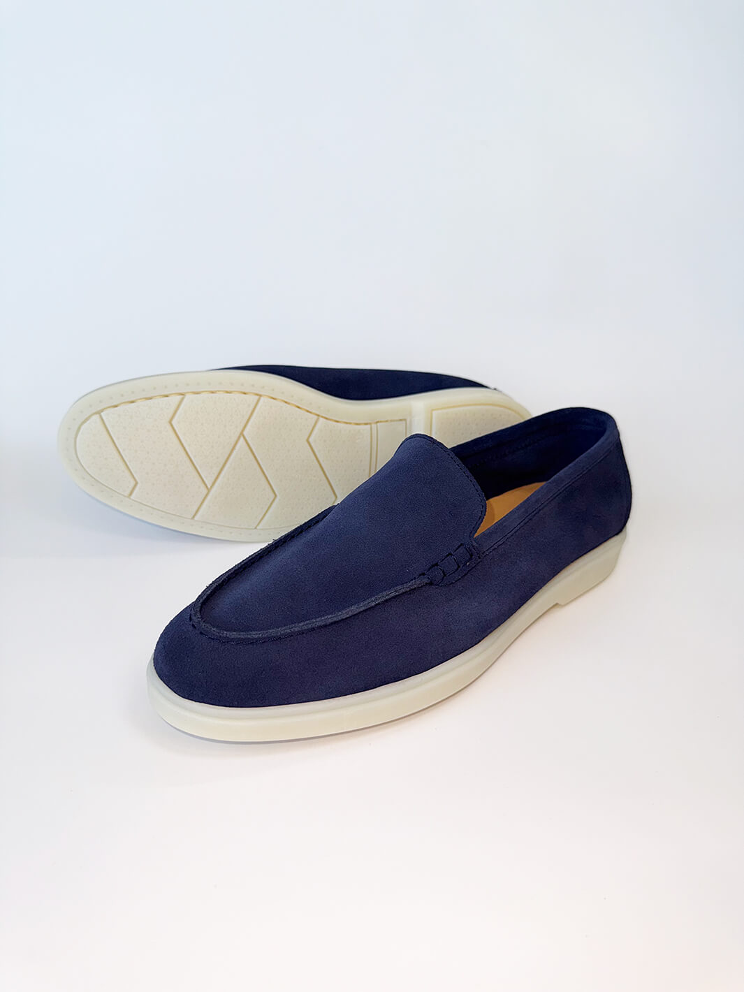 Blue Suede Loafers