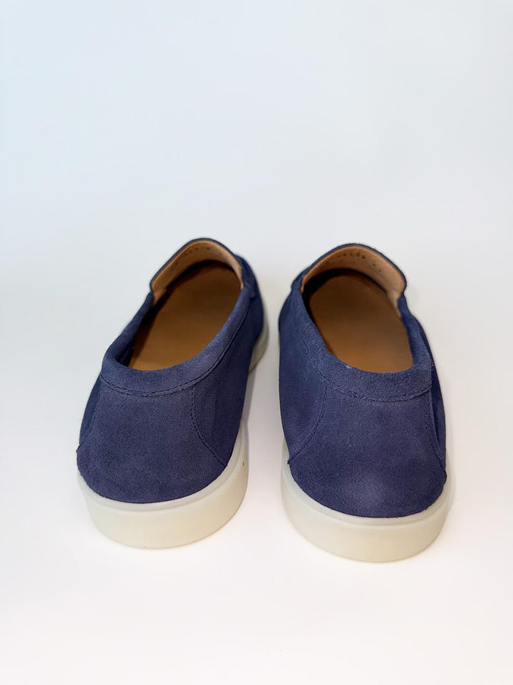 Blue Suede Loafers