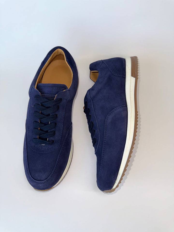 Blue Sport Suede Sneakers