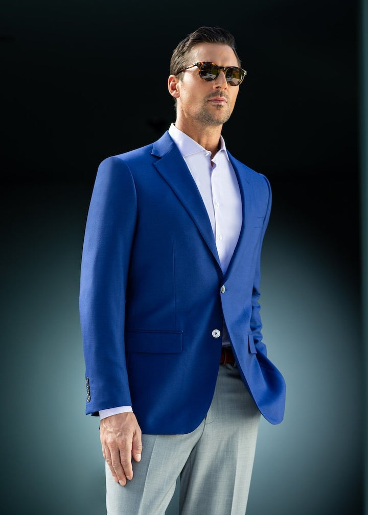 MaxDavoli Solid Modern Blazer