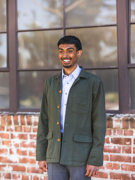 ジャケット・アウター OG CHORE COAT Olive Green Cotton Chore Coat – Anatoly & Sons ジャケット・アウター