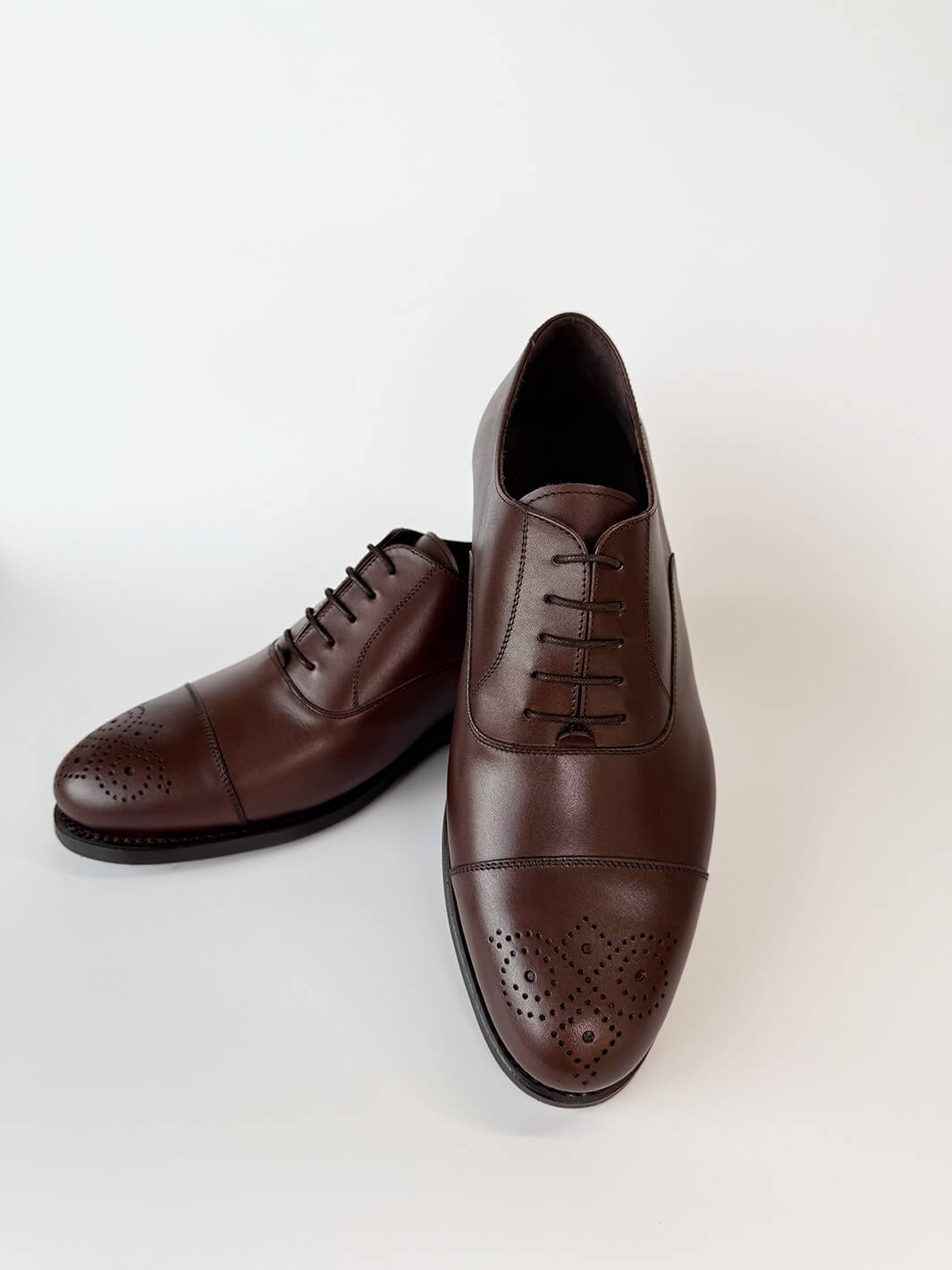 Hickory Brown Medallion Cap-Toe Oxford Anatoly & Sons Hickory Brown Medallion Cap-Toe Oxford Anatoly & Sons