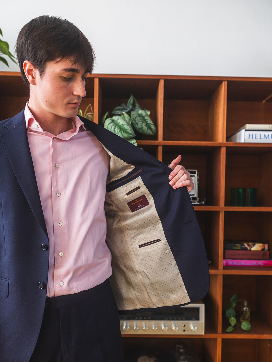 Navy Superfine Cavalry Twill Suit