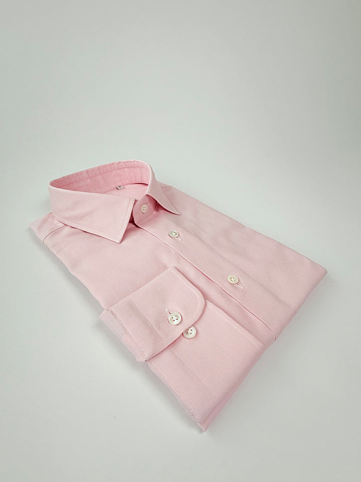Cotton Oxford Dress Shirt - Pink