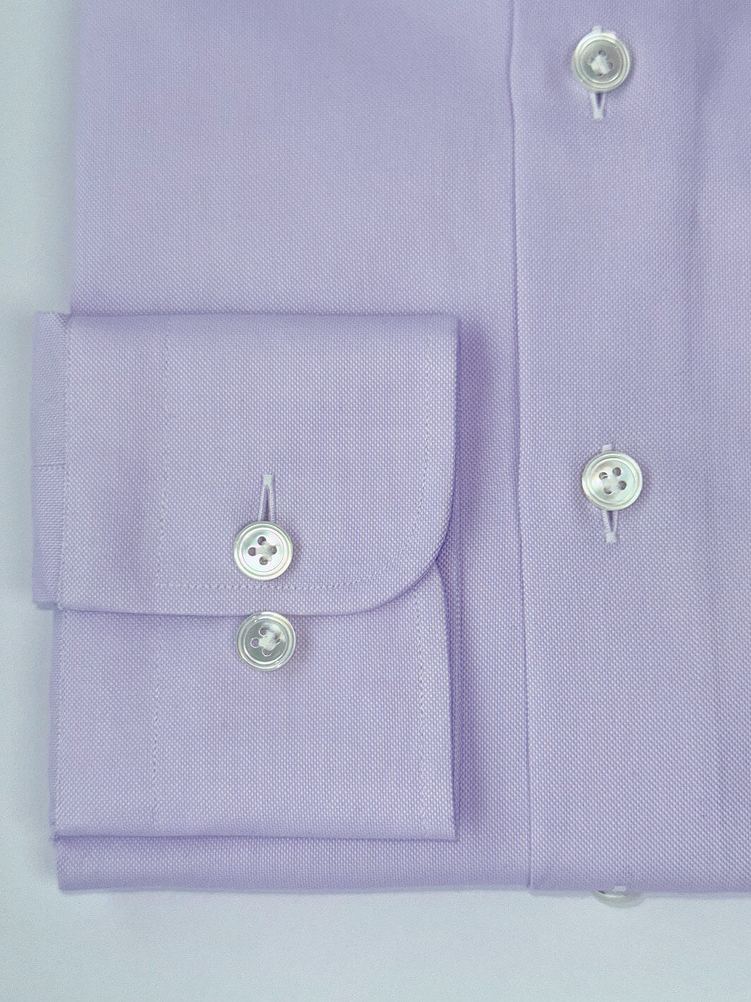 Cotton Oxford Dress Shirt - Purple